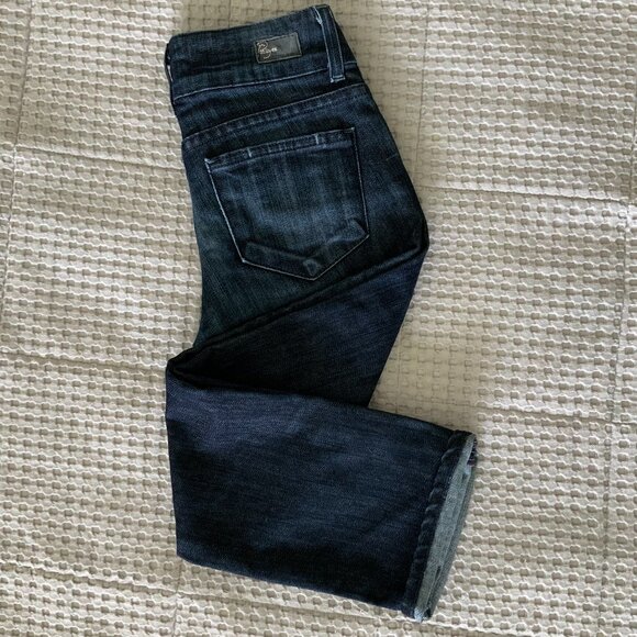 PAIGE Premium Denim Capris Size 24 - Picture 1 of 6